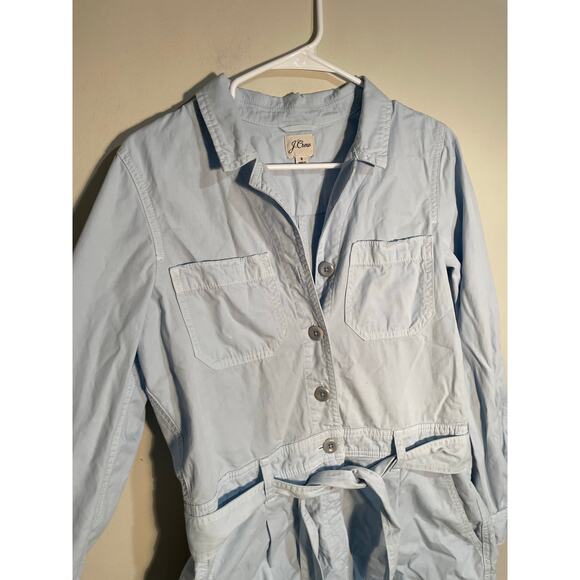 J.Crew Foundry Chino Short Coveralls in Blue Size 8 - Picture 3 of 14